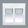 Ventana PVC Corredera Con Persiana Motorizada (PVC) 1200x1155 2h con Mosquitera Enrollable